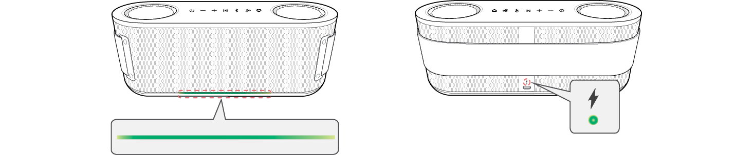 2025 LG XBOOM BOUNCE LED status