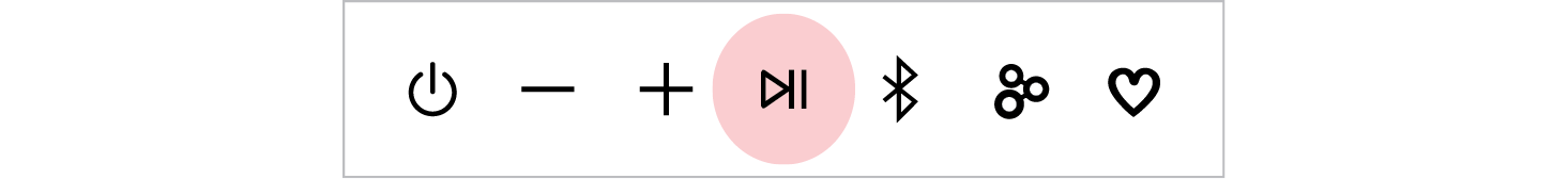 2025 LG XBOOM BOUNCE Hands-free button operation