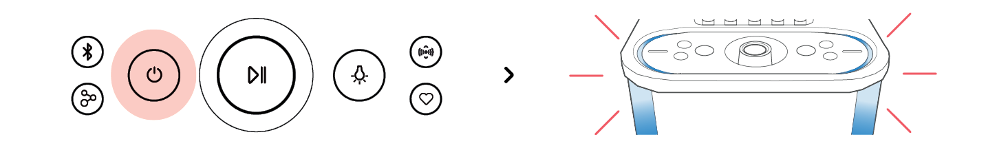 2026 LG XBOOM STAGE501 Portable Bluetooth Connecting to Bluetooth Step1