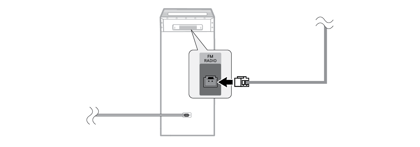 2026 LG XBOOM POWER7000 High Power Speaker System Connecting Antenna to the product