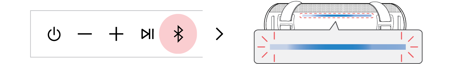 2025 LG XBOOM GRAB Multi-phone pairing connection waiting status