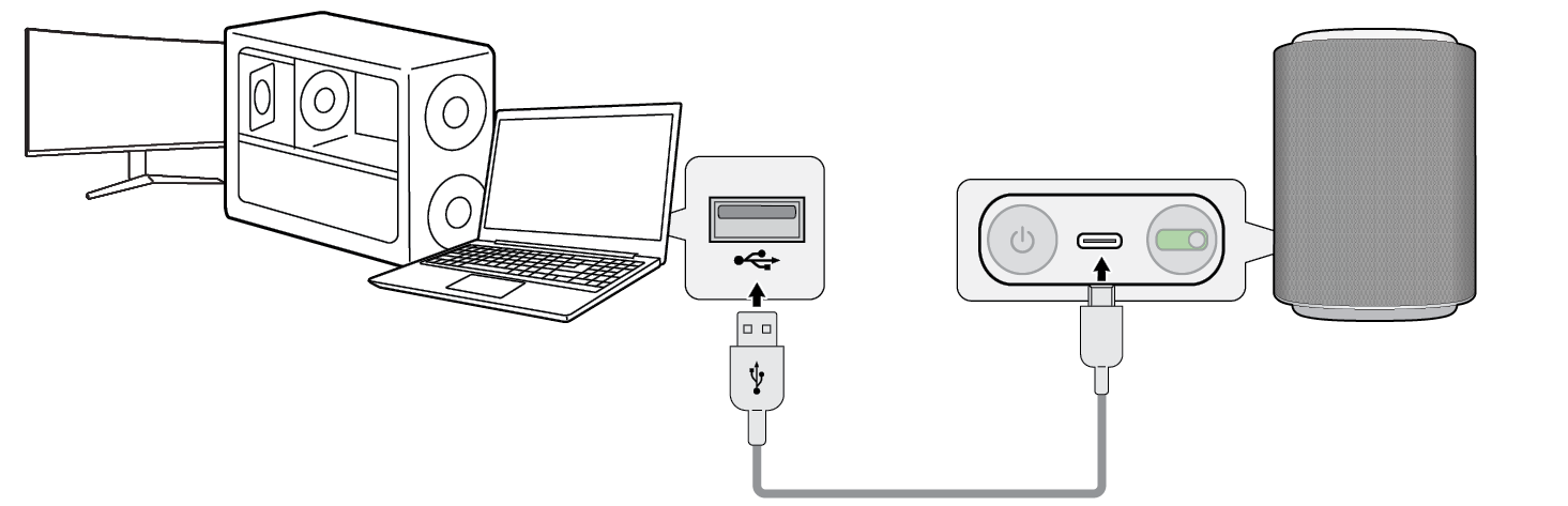 2026 LG Sound Suite M7M5 Wi-Fi SPEAKER Connection USB 2.0 Cable with PC