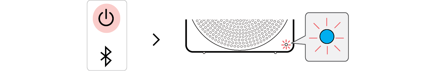 2026 LG xboom MINI Portable Bluetooth Speaker Bluetooth connection waiting status