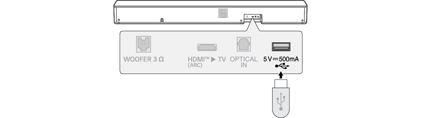 2026 LG Soundbar SH5A Wireless Soundbar Connecting to USB