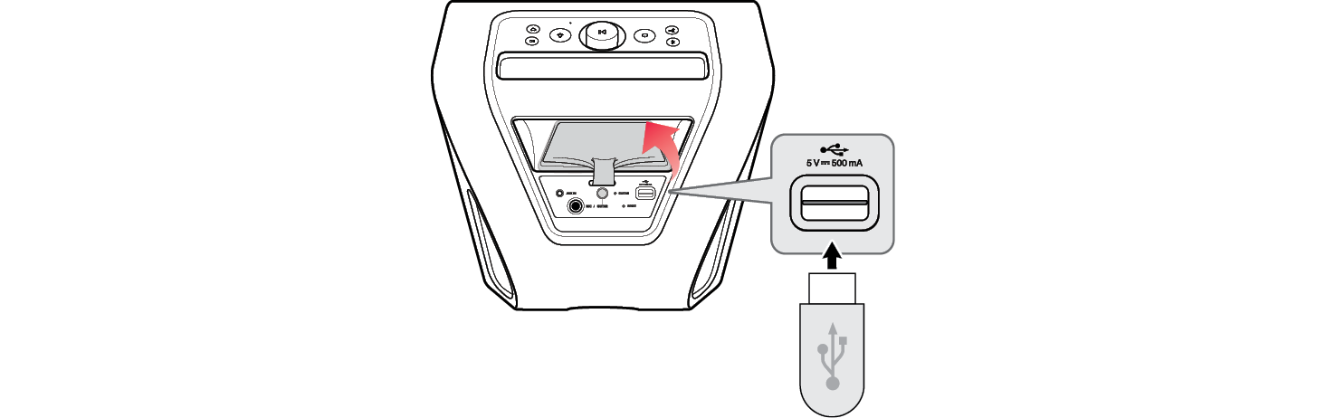 2025 LG XBOOM STAGE301 USB Connection
